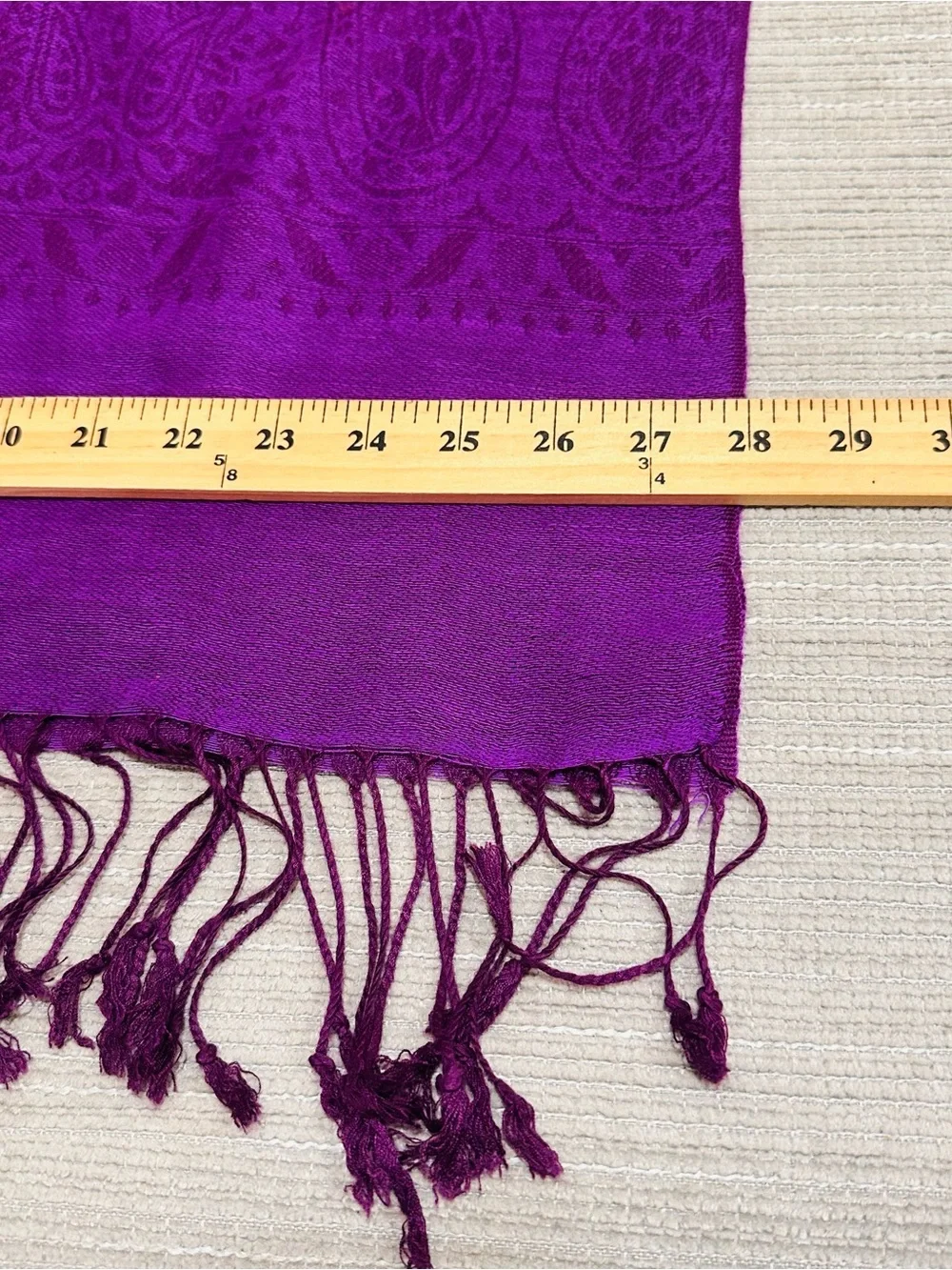 pashmina luxury purple